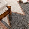 Retro and elegant natural jute hand-woven carpet
