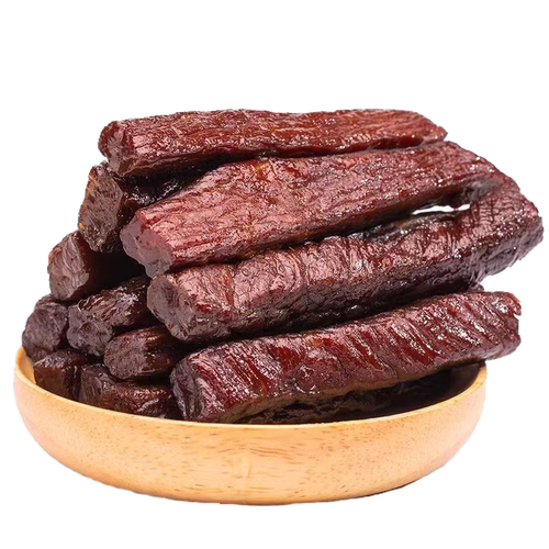 干香牛，现烤碳烤牛肉干，纯手工制作，， - 图0