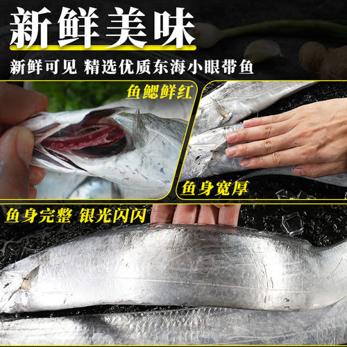 4斤舟山东海特大级带鱼小眼睛整条新鲜冷冻鲜活海鲜水产深海刀鱼 - 图2