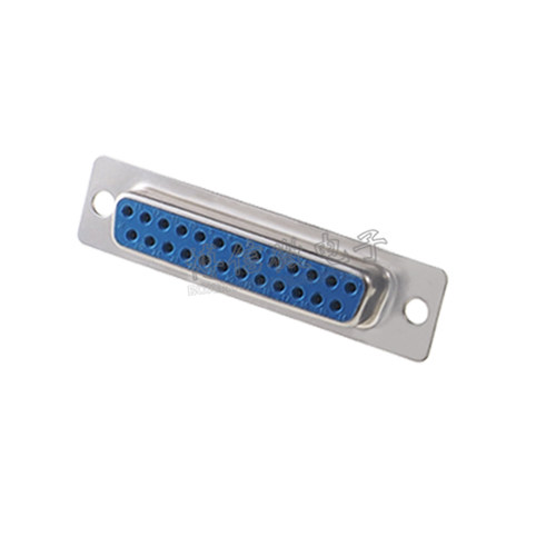 DB25 母头公头 焊线 母座 U形脚 二排 25脚  针焊线接头 2排25芯 - 图1