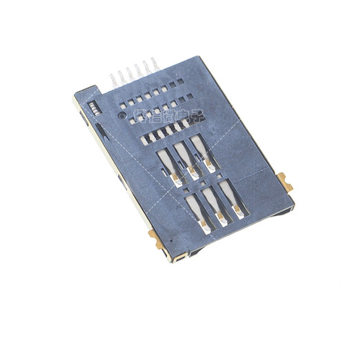 原装正品 MUP-C719卡座  6P自弹 SIM卡座自弹卡座 - 图0