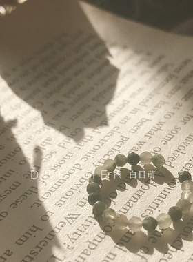 轻奢小众设计日式轻奢水晶戒指