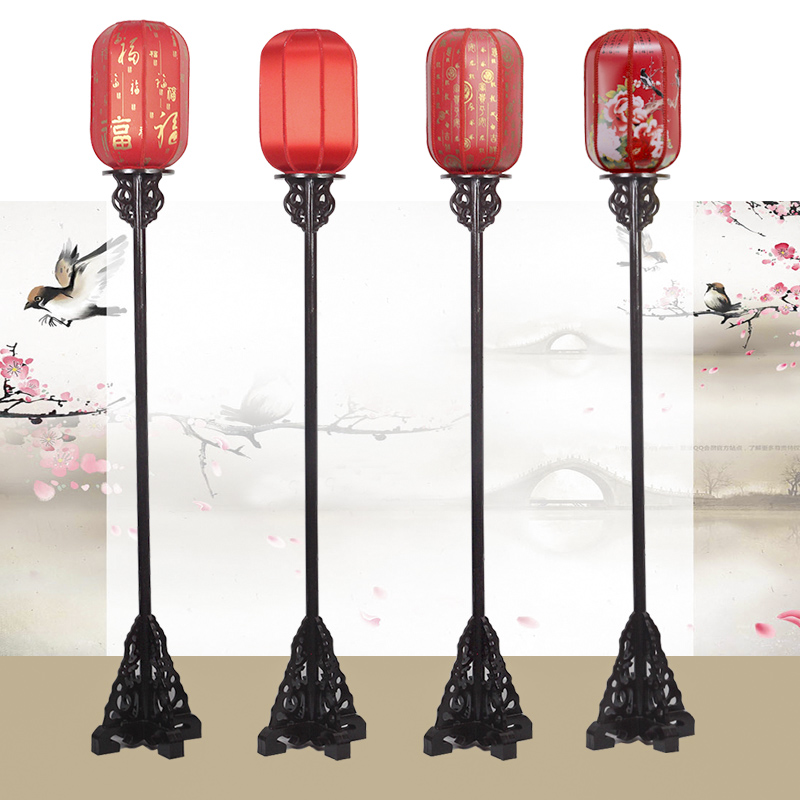 中式婚庆道具灯笼路引新中式实木充电花灯婚礼庆典摆件木艺落地灯,淘宝优惠券,粉丝福利购,淘宝优惠卷