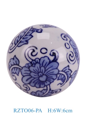景德镇陶瓷球青花漂浮球