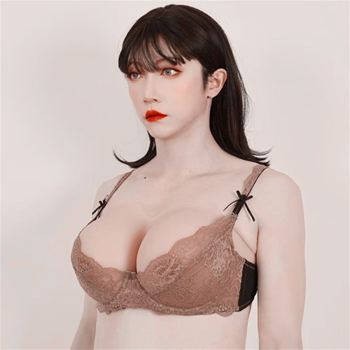 抹胸硅胶乳房义乳假奶胸cos 男用伪娘用品cd变装性感女装大佬网红 - 图0