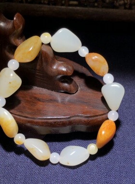 淳玉手链新疆和田玉籽料