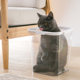 Transparent trash can bedroom storage bathroom garbage can