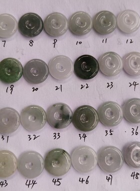 翡翠平安扣儿童宝宝婴儿款 编手链玉扣新款