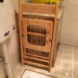 Складной портативный деревянный туалет