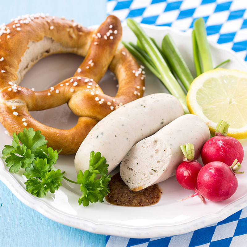 慕尼黑白肠weisswurst烤肠油煎白肠Munich white sausage德国香肠 - 图2