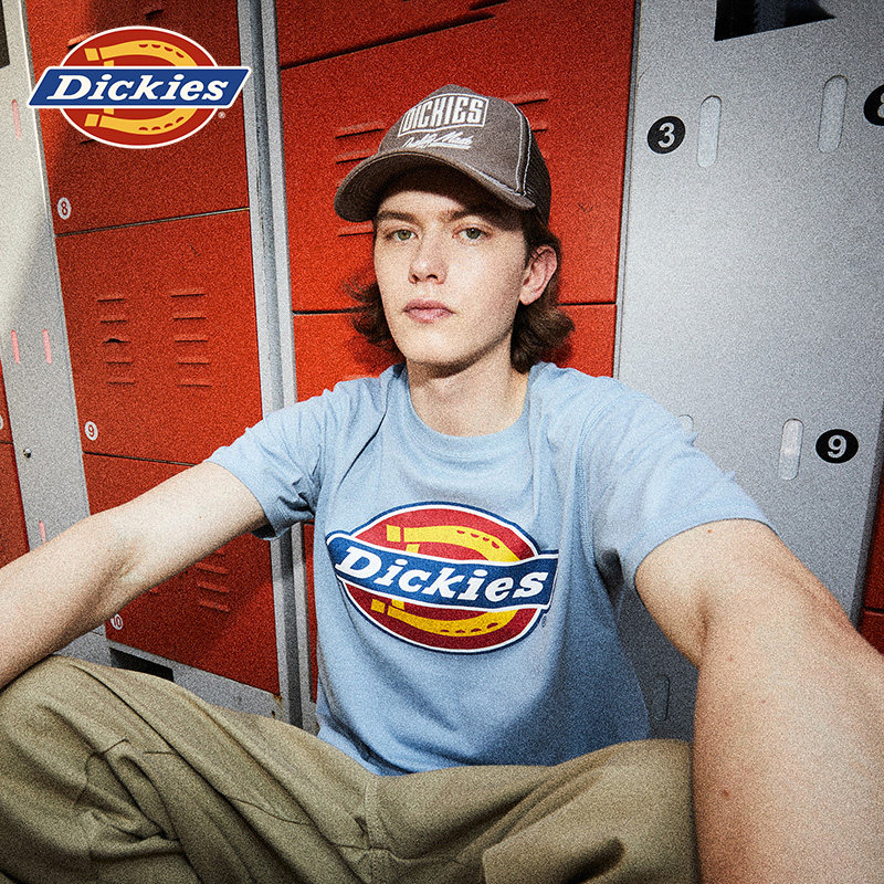 Dickies经典三色马蹄铁短袖