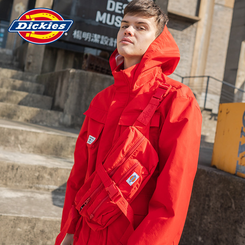 dickies可拆卸腰包男式隐藏帽夹克 dickies敢梦夹克