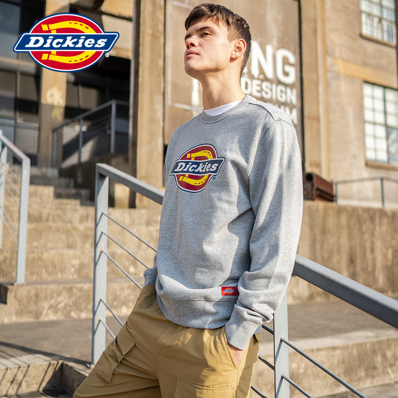 dickies情侣logo印花圆领男款卫衣 dickies卫衣