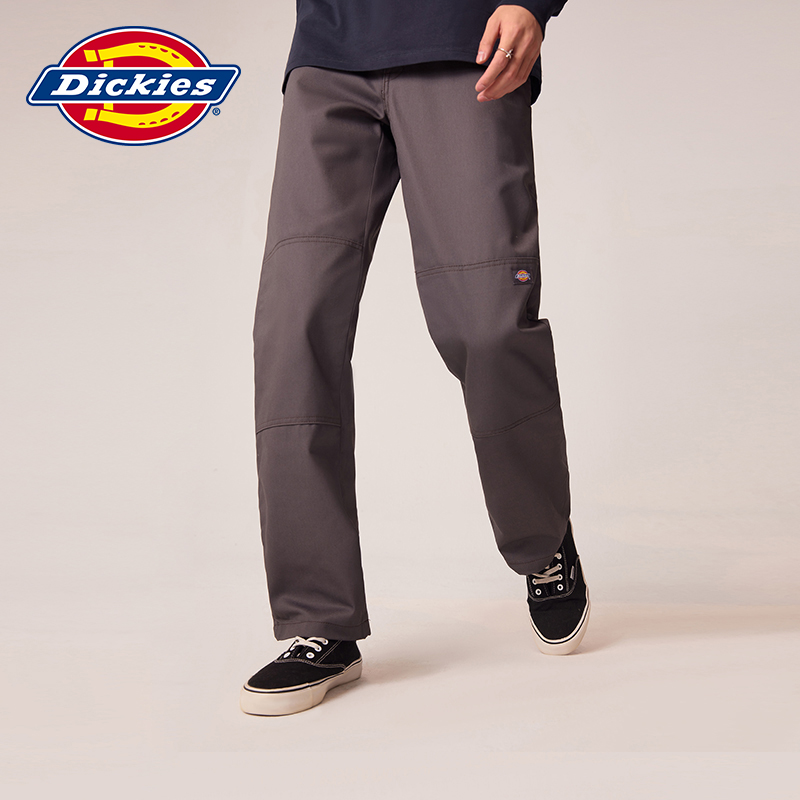 Dickies 春夏工装 休闲长裤 双膝裤男女情侣 - 图0