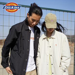 【Dickies】纯色简约工装秋冬教练夹克
