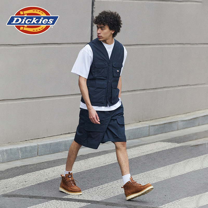 Dickies24春夏新品 口袋工装短裤 户外风格 山系男女情侣 - 图0