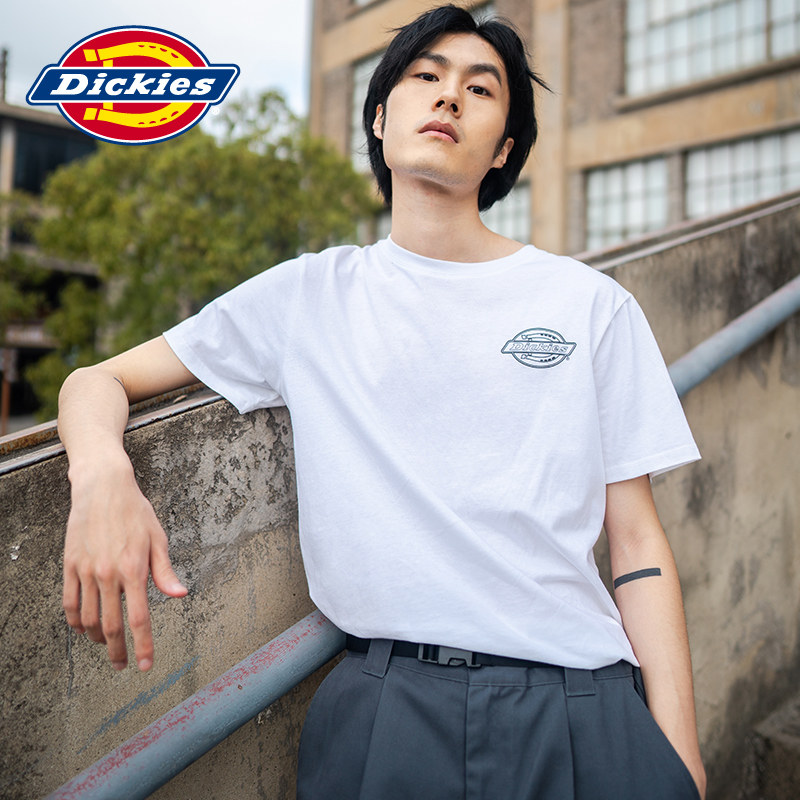 dickies前后logo印花短袖男式t恤 dickiesT恤