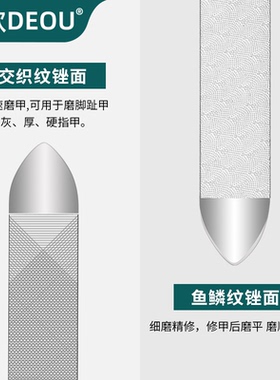 德国不锈钢双面磨甲刀