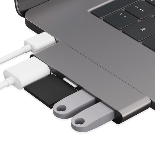 浮太USB C Typec笔记本扩展坞USB集分线器转换接头多口3.0HUB雷电3 电脑手机外接U盘一拖四usp接口延长 - 图1