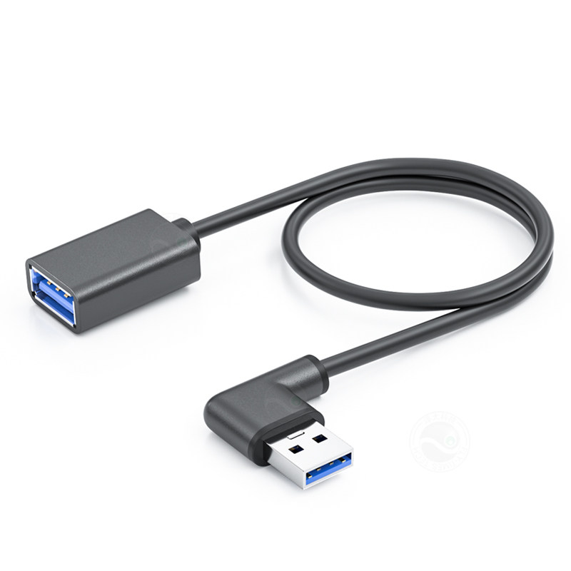 浮太usb3.0延长线90度上下左右弯头USB公对母直角数据线打印机鼠标键盘优u盘电脑连接线加长转接头_虎窝淘