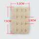 Manufacturer wholesale stainless steel bra breasted bra buckle underwear back buckle growth buckle adjustment lengthening buckle extension buckle four buckles