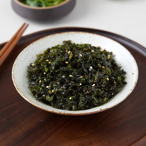 韩国广川炒海苔进口海苔紫菜碎宝宝辅食拌饭饭团儿童即食紫菜袋装 - 图0