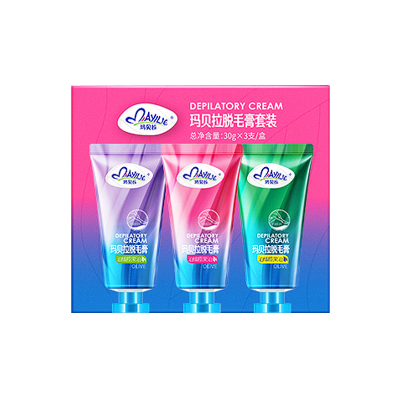 玛贝拉套装腋下男女士比基尼脱毛膏 玛贝拉鑫柏雅脱毛膏
