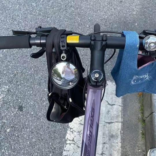 山地自行车后视镜通用电动车反光镜广角凸面镜专用骑行装备配件