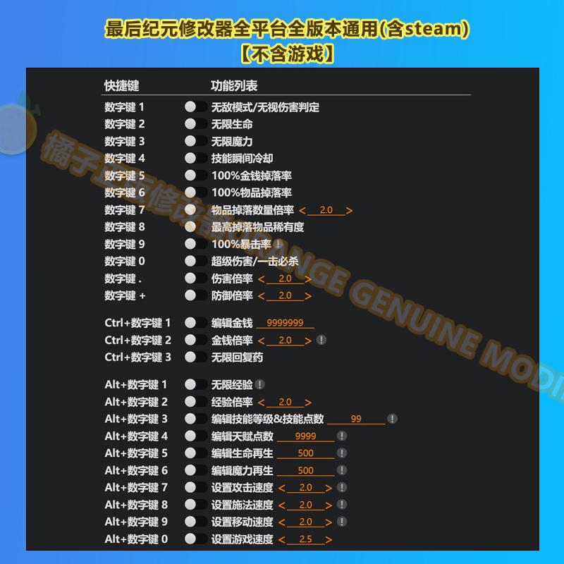 最后纪元 Last Epoch修改器正版Steam辅助单人物品技能不含游戏-图0