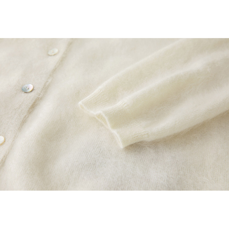 100%山羊绒拉绒小香风女士外套baby软糯"小皮草“ding级拉毛开衫,淘宝优惠券,粉丝福利购,淘宝优惠卷