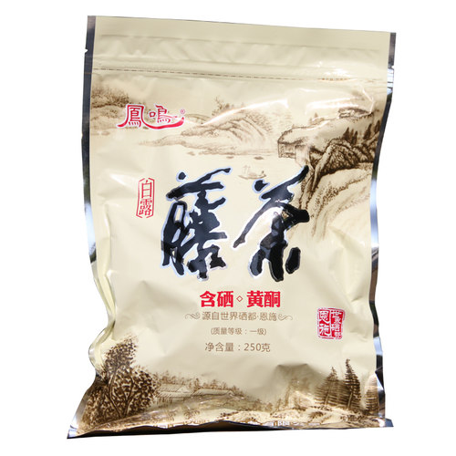 硒楚园恩施富含硒来凤土家甘露神茶养生长寿藤茶咽喉野生莓茶250g - 图0
