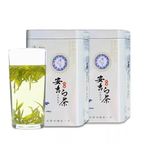 现货2026新茶叶安吉白茶500克明后春茶散装原产地正宗绿茶罐装 - 图2