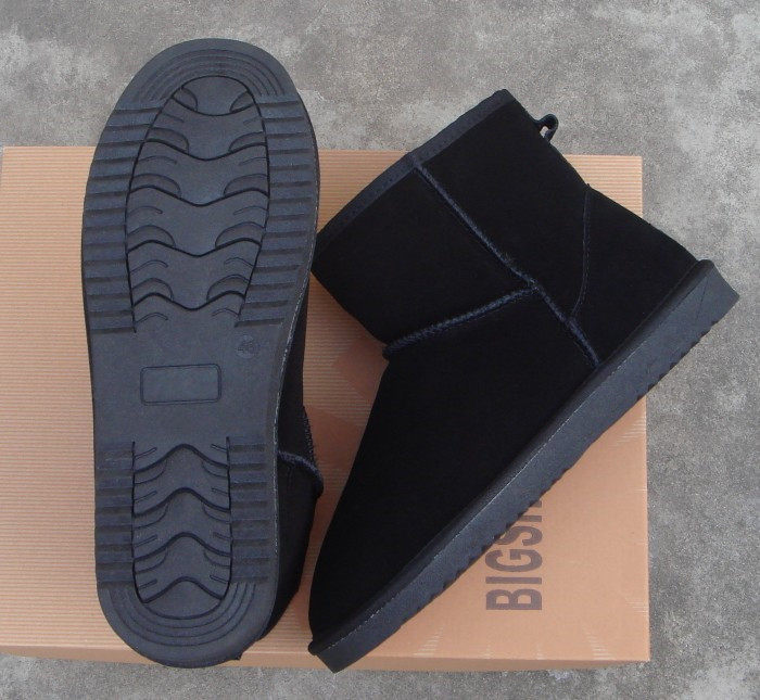 冬季加厚保暖棉靴男真皮短筒黑色棉鞋男雪地靴男特大码46 47 48码,淘宝优惠券,粉丝福利购,淘宝优惠卷