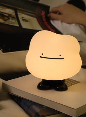 硅胶小夜灯卧室宿舍台灯桌面摆件