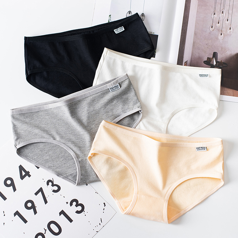 6条装纯棉内裤女低腰中腰三角全棉质底裤学生少女士100%礼盒装,淘宝优惠券,粉丝福利购,淘宝优惠卷