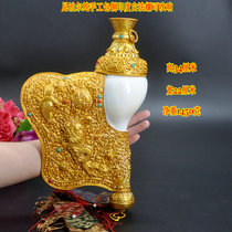 Nepali Pure Artisanal Chisel Engraving Indian Biology Right-hander Support Home Pendulum can blow high 34 cm