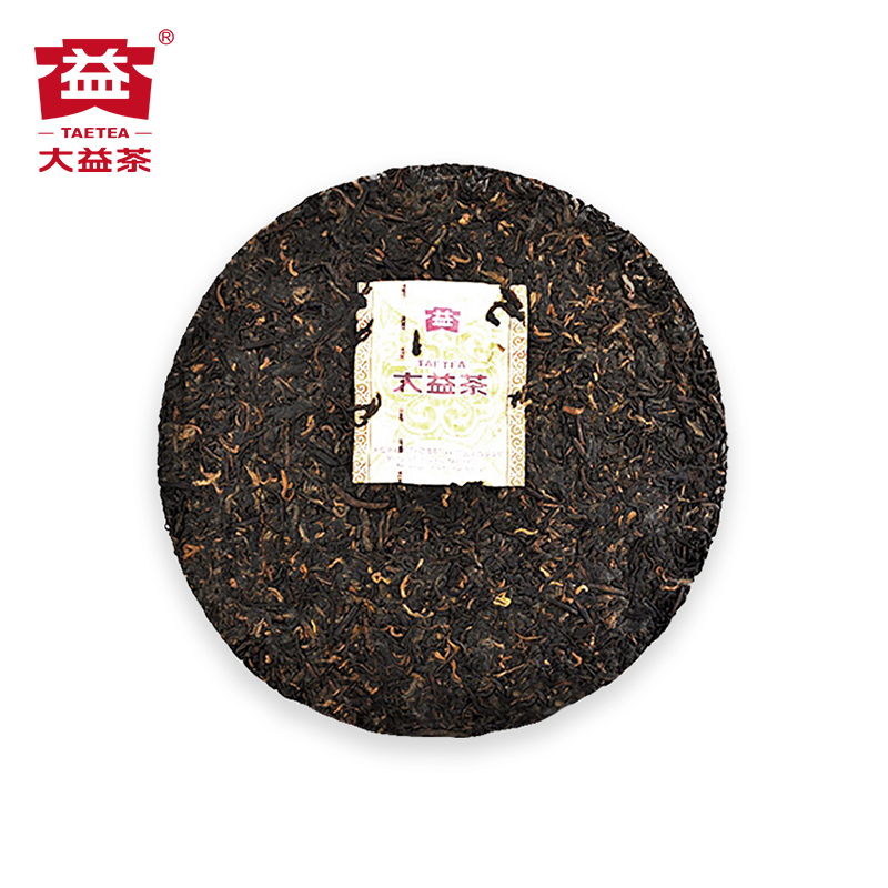 大益茶8592熟茶云南七子饼茶2021年2101批次普洱茶熟茶饼357g*2饼 - 图1