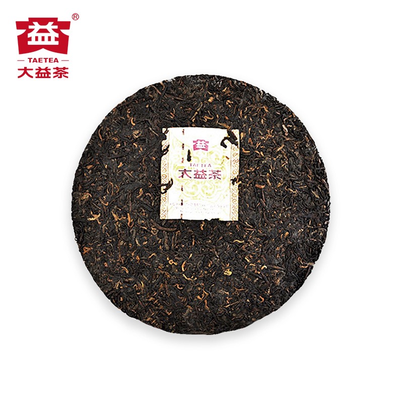 大益普洱茶8592熟茶357g七子饼茶官方旗舰2021年2101批次 - 图0