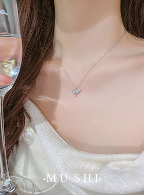 天使之翼蝴蝶项链2025新款s925银