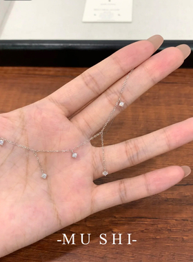 锁骨链ins风饰品新款叠戴镀18K金