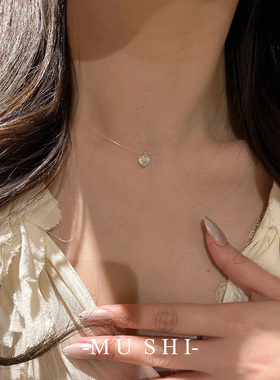 人鱼之泪项链女s925纯银轻奢小众