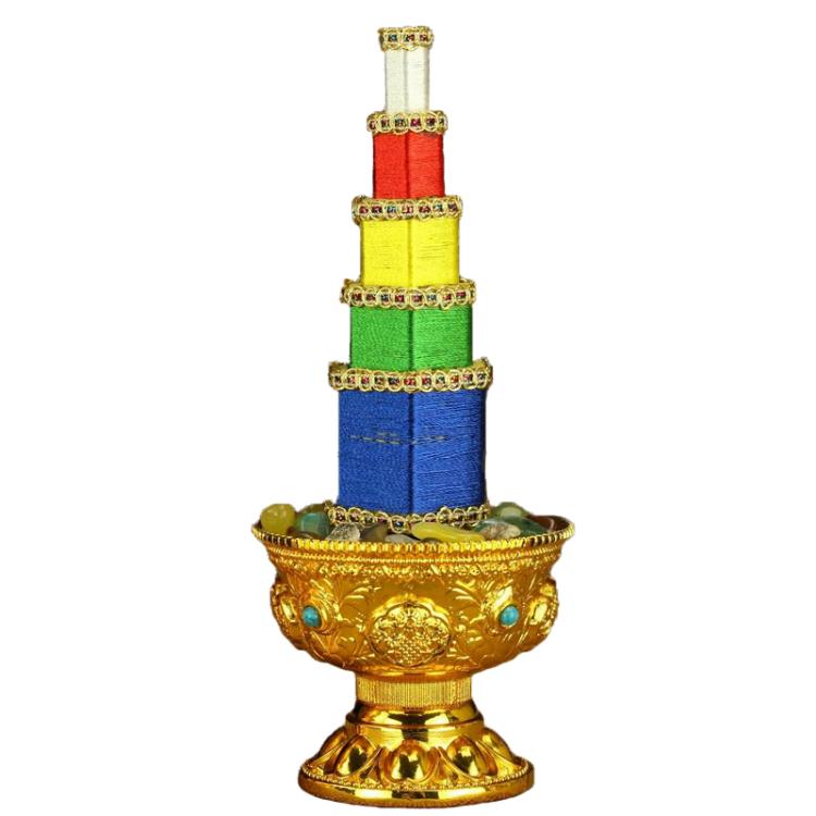 密宗法器佛堂佛前组合吉祥八供品八供养套装供杯香塔摆件-图3