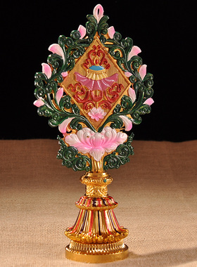 特大号八吉祥树 8种 20cm铜八吉祥摆件 吉祥八宝树摆件套装