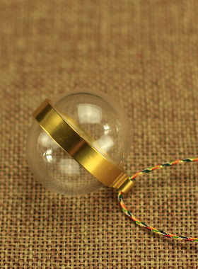 透明亚克力球形吊坠经文舍利佛塔