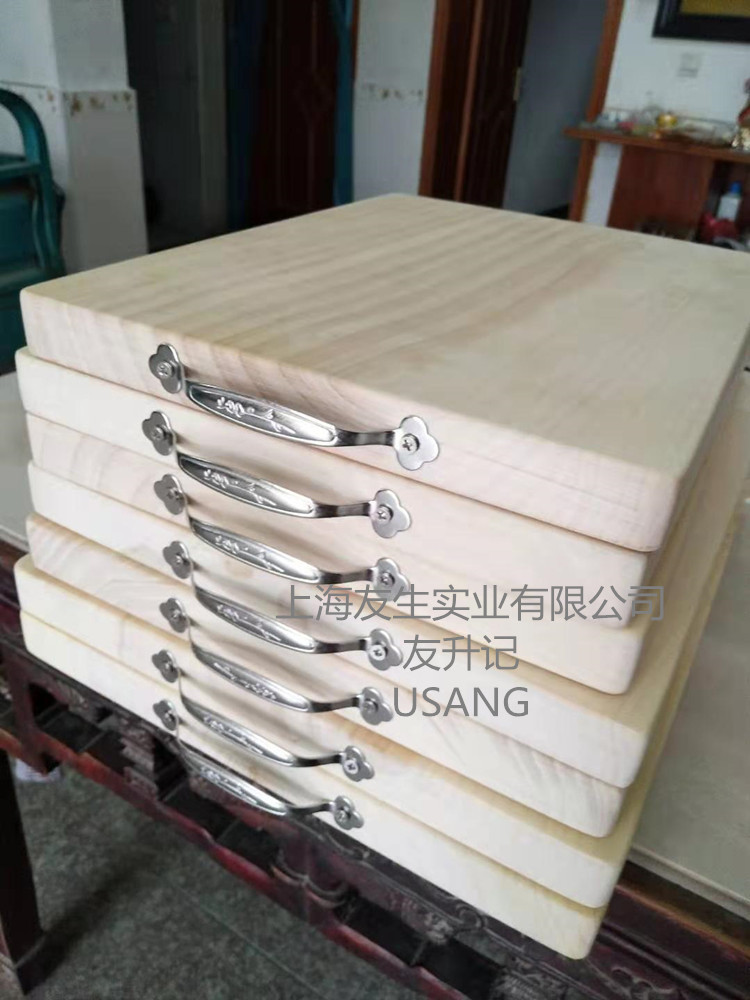 Large Ginkgo Wood Cutting Board 银杏白果树天然整木砧板切菜板 - 图1