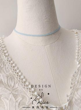 黑色日常项圈女颈带choker颈链