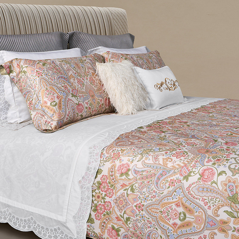 ROYALCOVER/罗卡芙欧式奢华长绒棉纯棉贡缎床笠床单四件套 露西,淘宝优惠券,粉丝福利购,淘宝优惠卷