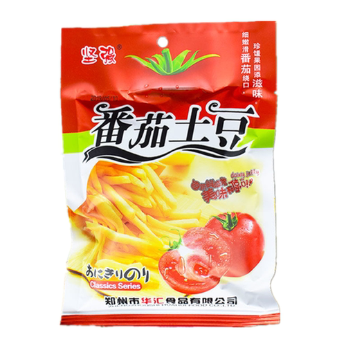 坚强酱香土豆番茄土豆薯条膨化零食品小吃休闲吃货好吃的8090怀旧 - 图1