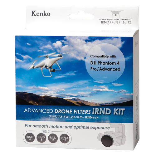 肯高 Kenko Phantom 4 Pro 无人机减光镜 ND4 ND8 ND16 ND32 ND滤镜 日本进口 无人机滤镜 套装 - 图0
