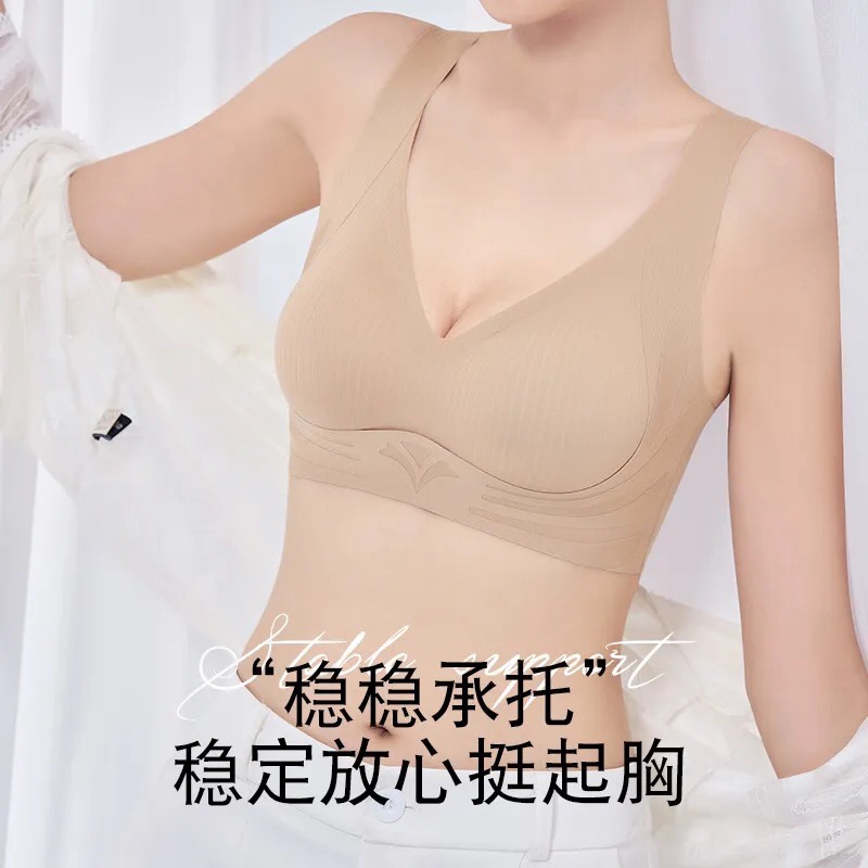 P17无痕内衣女聚拢小胸罩秋冬收副乳防下垂文胸美背新款爆款 - 图1